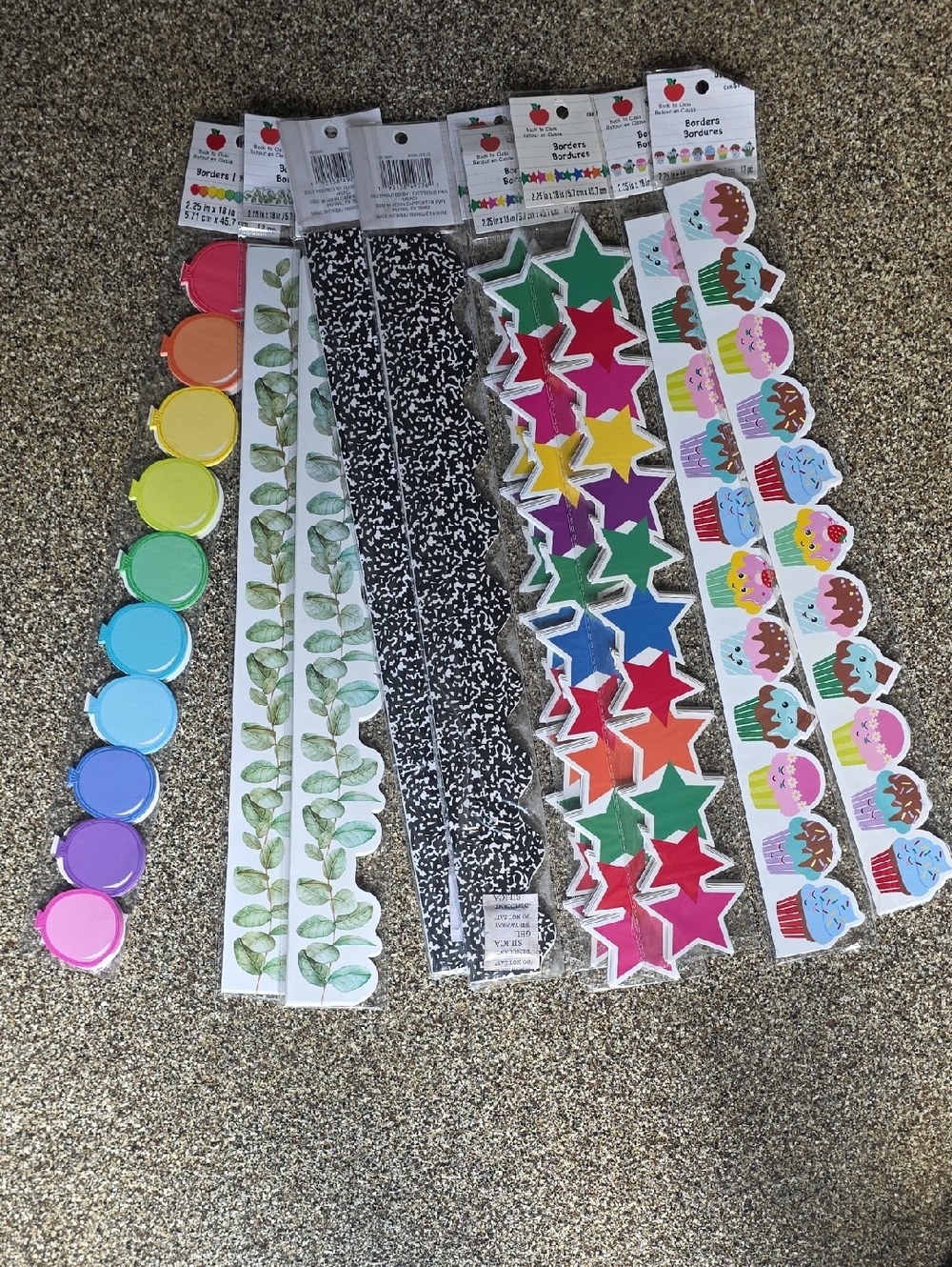 Decorative Border Trim - Assorted Colors (Pack of 10))
